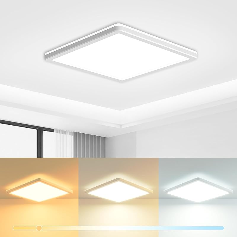 zemty LED Ceiling Light 18cm 15W 1500LM 3000K/4000K/6500K IP44