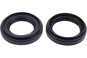 ApplianPar 2Pcs Manual Transmission Drive Axle Oil Seal for Honda Civic SI RSX TSX K-Series 6 Speed