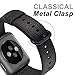 Apple Watch Series 2 Series 1 Woven Nylon band, Aokay Fine Woven Comfortable Durable Nylon Bracelet Strap Replacement Wrist Band for iWatch (42mm-Black)