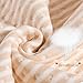 MBJERRY Infant Bamboo Fiber Waterproof Changing Pad - Natural Organic Cotton Mattress Pad Cover - Reusable Portable Changing Mat for Home and Travel (11.8 x 17.7 Inch, Brown & Green & White Stripes)