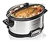 Hamilton Beach Programmable Slow Cooker, 6-Quart with Clip-Tight Sealed Lid, Stainless Steel (33466)