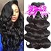 Flady Brazilian Body Wave Hair Bundles Weave Human Remy Virgin Hair (20 22 24inch)100% Unprocessed Virgin Brazilian Human Hair Body Wave 3 Bundles Hair Extensions