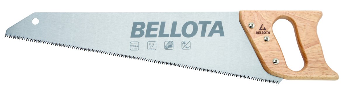 Bellota 4551-14 Carpenter Handsaw Japanese Toothing Wooden Handle 350 mm