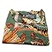 JLTPH Women Batwing Chiffon Shirt Bohemian Floral Semi Sheer Loose Blouse Tunic Tops Color04 One Size