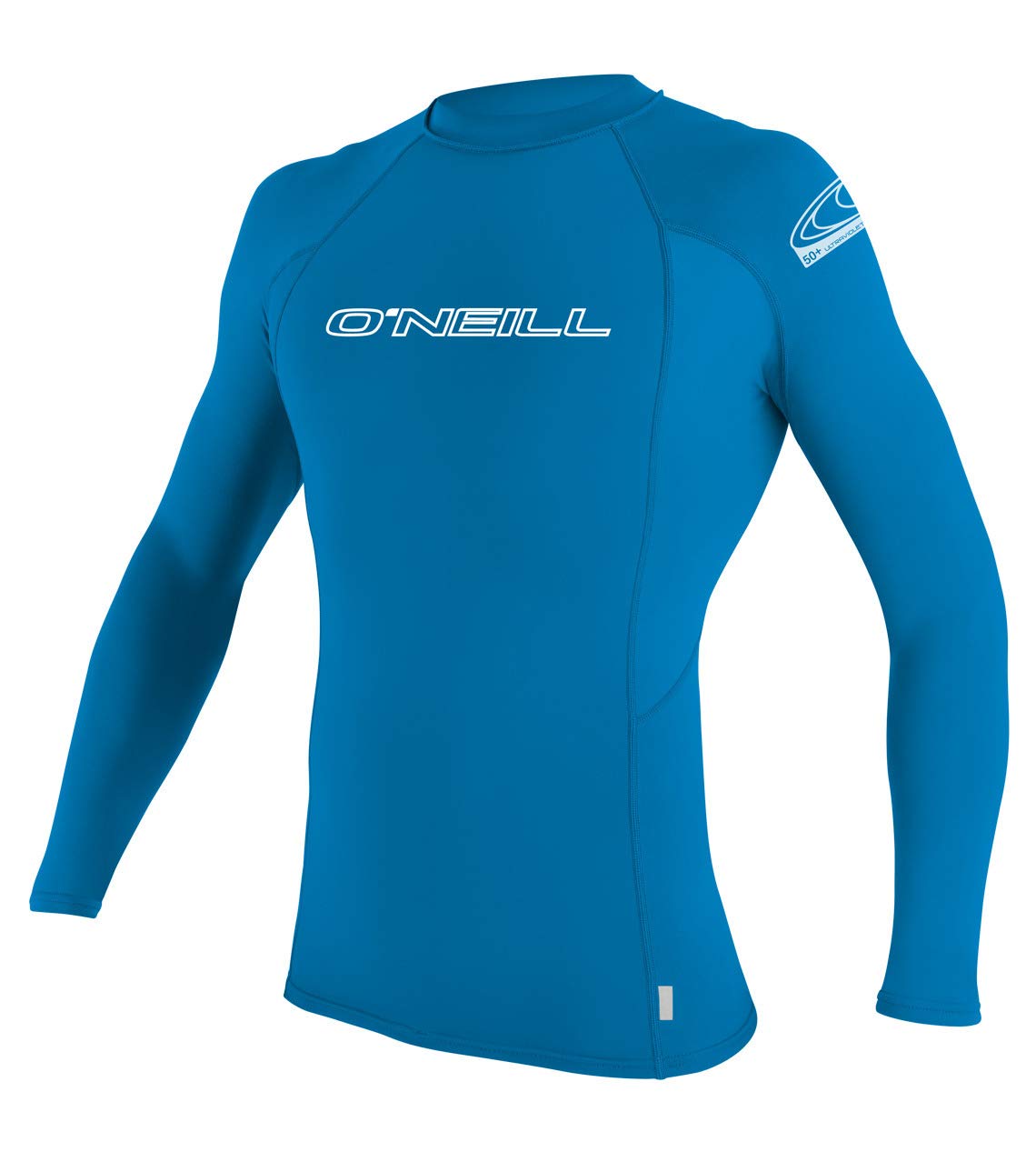 O'Neill Wetsuits Youth Basic Skins L/S Rash Guard - Brite Blue, 16