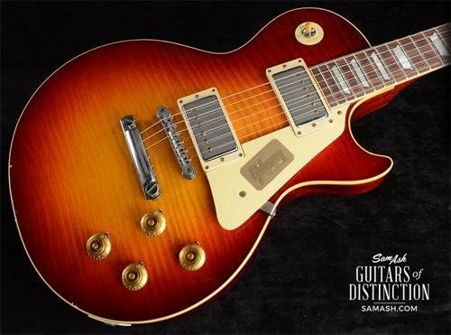 Gibson Custom True Historic 1960 Les Paul Reissue Electric Guitar Murphy Aged Vintage Cherry Sunburst (SN:05230)