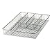 Spectrum 53170 Large Grid Flatware Tray, Chrome