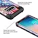 Casetego Compatible Galaxy S10 Case,Floral Three Layer Heavy Duty Hybrid Sturdy Armor Shockproof Full Body Protective Cover Case for Samsung Galaxy S10,Purple Mandala