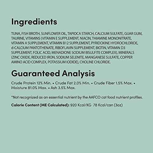 Amazon Brand Kitzy High Protein, Grain Free Wet Cat Food, Wild Caught