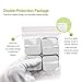 AUVON TENS Unit Electrodes Pads 2X2 8 Pcs, 2nd Gen Latex-Free Replacement Pads Electrode Patches with Upgraded Self-Stick Performance and Non-Irritating Design for Electrotherapy