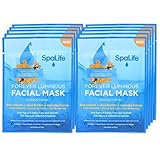 SpaLife Hydrating, Purifying, Anti-Aging, Detoxifying and Soothing Korean Facial Masks - 10 Masks (Bee Venom + Shea Butter + Manuka Honey)