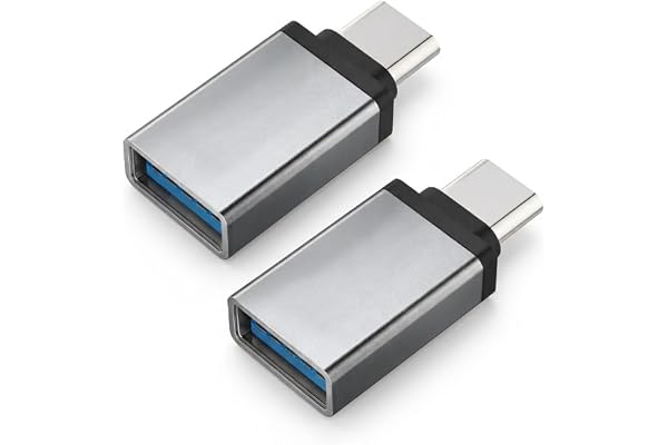 USB C to USB Adapter, USB C Male to USB A Female, Converting Thunderbolt 3 to USB 3.1/3.0/2.0 for MacBook Pro, Chromebook, Pi