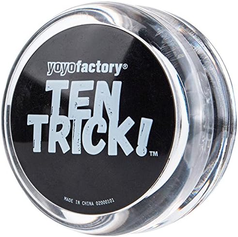 YOYO FACTORY Yoyofactory YoyofactoryYO-252 Tentrick Yo, Clear/Black