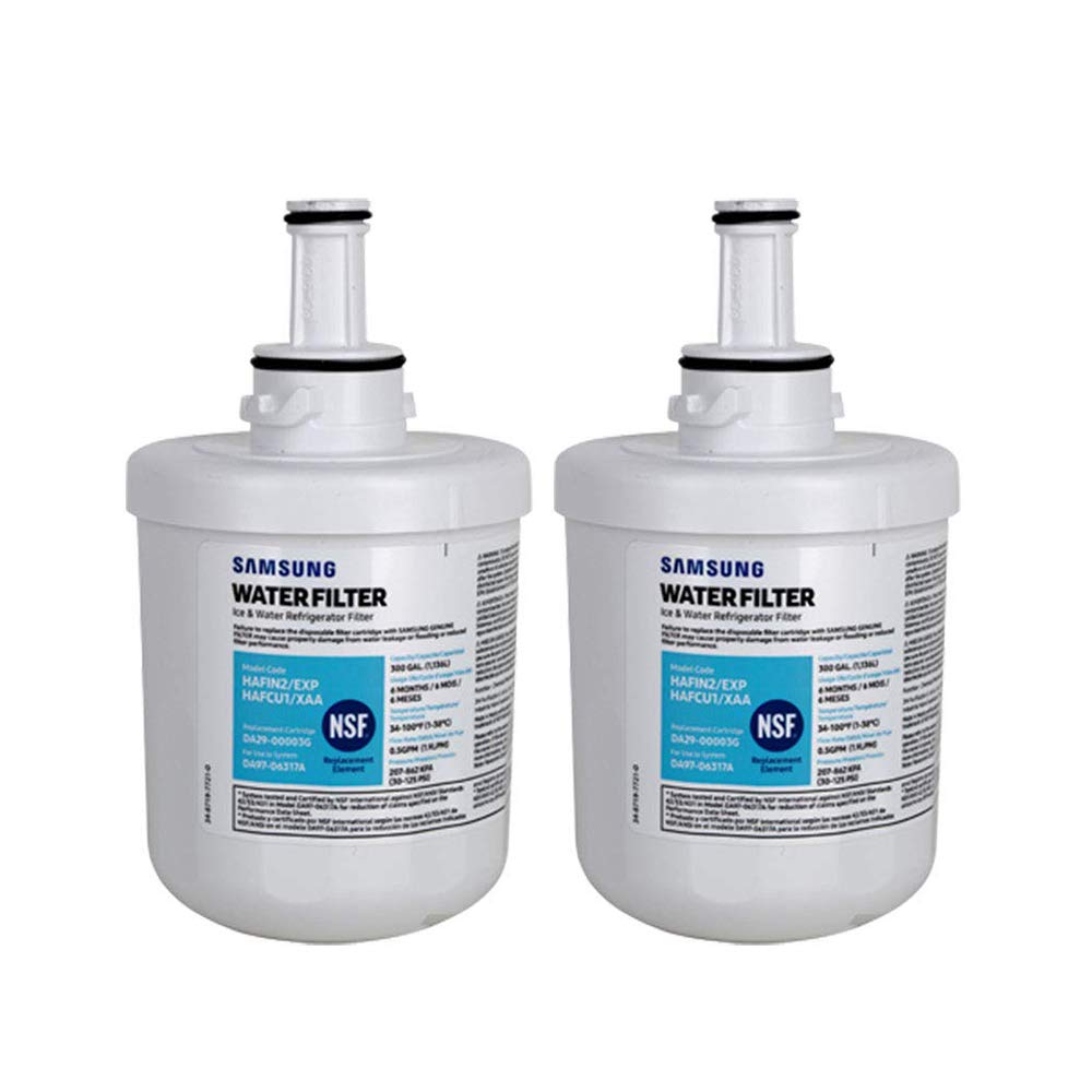 Samsung DA2900003G HAFCU12P/XAA Refrigerator Water Filter, 2Pack