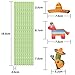 Fiesta Party Paper Straws Cactus Sombrero Donkey Pattern Drinking Straws Striped Decorative Straws for Parties Festival (36 Sets)