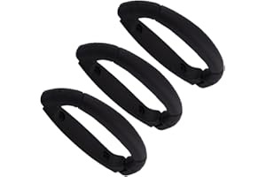 3Pcs Plastic Folding Handle Ergonomic Non-slip Design Black Handle for Case and Solar Panels and Rust-resistant Easy to Pull