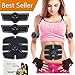 Muscle Toner MIMYSS Abdominal Toning Belt Toner Body Muscle Trainer Wireless Portable Unisex Fitness Training Gear for Abdomen/Arm/Leg Training Home Office Exercise