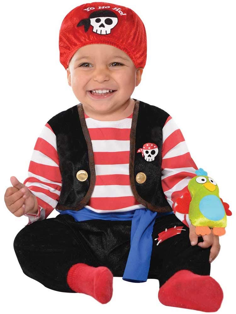 amscan Christys Dress Up Baby Buccaneer Childs Fancy Dress Costume - Baby Buccaneer -Infant -6-12 Months