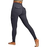 IUGA Butt Lifting Leggings for Women High Waisted Workout Cargo Leggings with Pockets Gym Yoga Pants Tummy Control