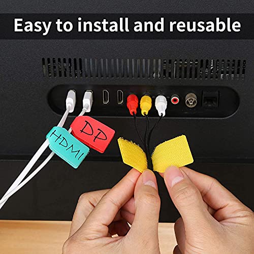 Epessa Cable Labels Cord Labels, Wire Labels, Cable Tags and Wire Tags for Cable Management and