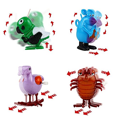 Wind-Up Toys, 24 Pack Assorted Mini Toy for Kids Party Favors, Birthday Goody Bag Filler Preschool Toy for Boys Girls Children,Gifts Giveaway Pinata Filler Carniva Prizes Classroom Incentive Reward