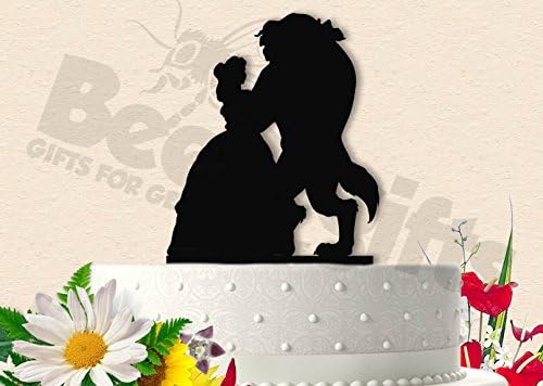 Beauty and the Beast Dancing Happily Wedding Cake Topper