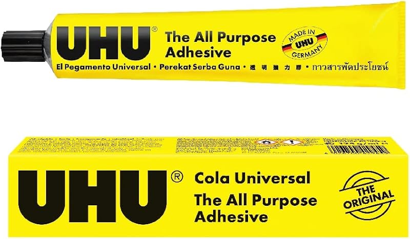 UHU All Purpose Adhesive Glue 125ml Box Pack of 2 Tubes