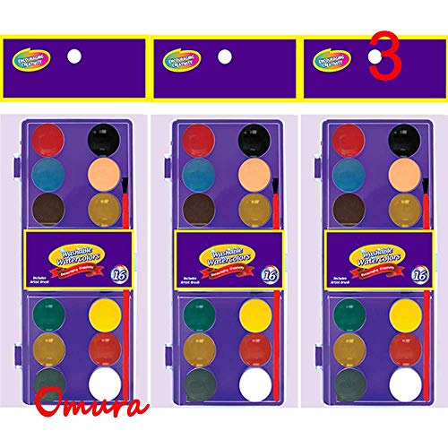 16 Ct. Watercolor w/Brush (CASE PK 03)