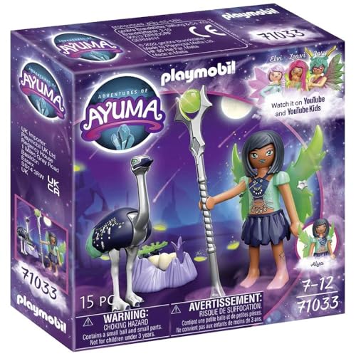 Playmobil 71033 Adventures of Ayuma Moon FAiry with Soul Animal, FAiry-Tale Toy, Fun Imaginative Role-Play, Playset Suitable for Children Ages 7+