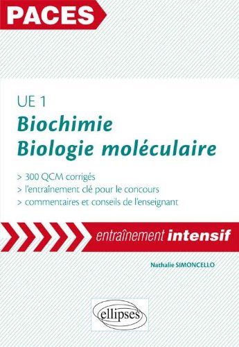 UE1, biochimie, biologie moléculaire