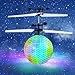 RC Flying Ball Crystal Flashing LED Light Flying ball Earth RC Toy RC infrared Induction Helicopter for Kids, Teenagers Colorful Flyings for Kid's Toy