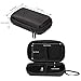 AGPTEK MP3 Player Case, Portable Music Player Case with Metal Carabiner Clip for 1.8 inch MP3 Players, iPod Nano, iPod Shuffle Black