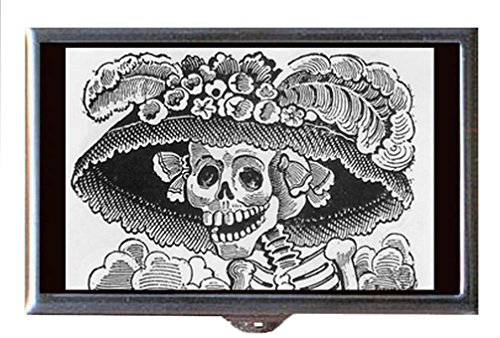 Posada Catrina Skeleton Day Of The Dead Decorative Pill Box