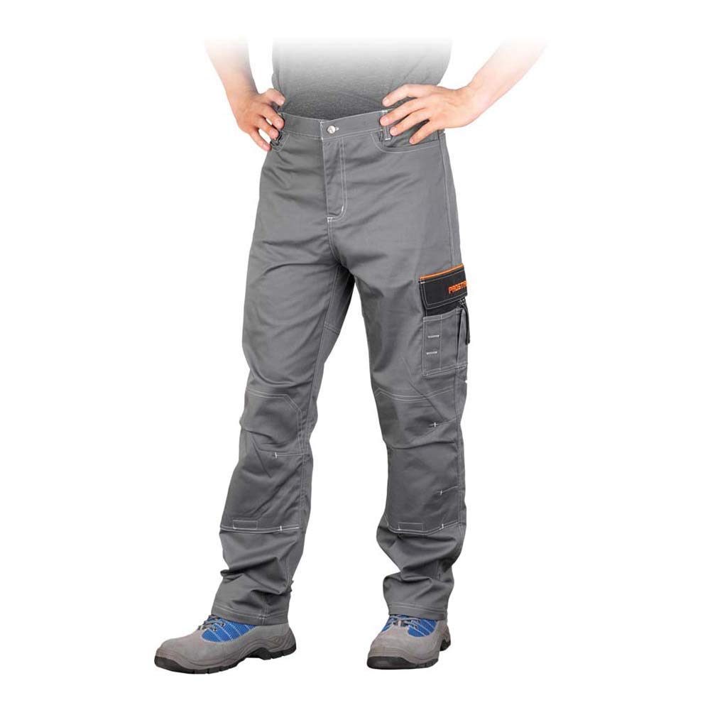Reis Pro-STRECH-T_56 Pro Master Protective Trousers, Steel-Black-Orange, 56 Size