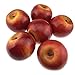 Gresorth 6pcs Lifelike Artificial Red Apple Faux Fake Apples Fruit Home House Kitchen Cabinet Decoration