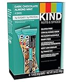 KIND Bars, Dark Chocolate Almond Mint , 1.4 Oz. Bars, 4 Count