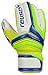 Reusch Soccer Serathor SG Finger Support Junior Goalkeeper Gloves, Green/Blue, 7
