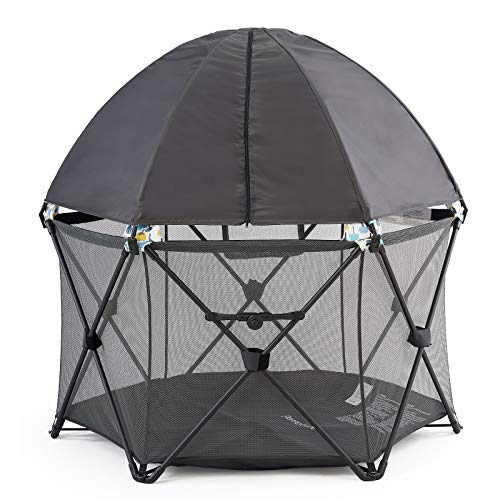 Pamo Babe 6Panel Portable & Foldable Baby Playpen for Toddlers