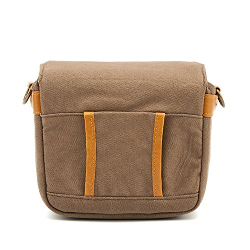 Compact SLR/DSLR Camera Shoulder Bag Evecase Small Canvas Shoulder
