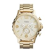 Fossil Men's JR1479 Nate Chronograph Stainless Steel Watch - Gold-Tone