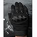 Reebow Gear Military Hard Knuckle Tactical Gloves Full Finger for Army Gear Outdoor Sport Work Shooting Paintball Hunting Riding Motorcycle Black S