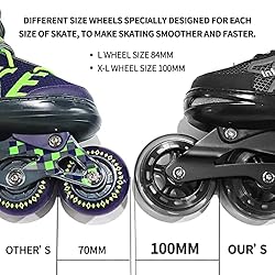 Adjustable Inline Skates for Adults, Safe and