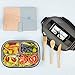 Carpe Diem Bento Lunch Box with bag Stainless Steel Portable Picnic office School Food Storage for adult and Kids, Leakproof Bento Box with knife, fork and spoon Dishwasher Safe
