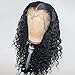 YMS Glueless Lace Front Wigs Human Hair with Baby Hair Pre Plucked Curly Brazilian Virgin Hair Lace Front Wigs for Black Women (10 inch with 130 density,Lace Front Wig)