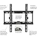Happyjoy ±15° Tilting TV Wall Mount Bracket for 23-55 Inch Samsung Sony LG VIZIO Sharp LED/LCD/Plasma TVs Max VESA 400mmx400mm,165lbs Capacity Super Strong with Bubble Level Included