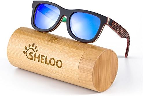 Bamboo Wood Polarized Sunglasses For Men&Women Retro Style 100% UV400