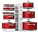 Vdomus Pot Rack Organizer with 3 DIY Methods, Pot Lid Organizer for Pans, Metal Kitchen Pot Racks, 8 pots and Pans Holder, Kitchen Storage Cabinet Organizer Cookware Storage, White