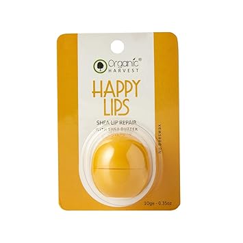 Organic Harvest Shea Butter Lip Balm For dry & Chapped Lips, ECOCERT & PeTA Certified, Paraben & Sulphate Free - 10gm
