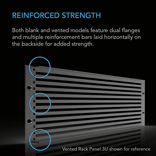 image for AC Infinity Rack Panel Accessory Vent 2U Space for 19