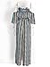 Glamaker Womens Sexy Off Shoulder Striped 2 Pieces Jumpsuit Crop Tops and Pants Set ,Striped,8/10